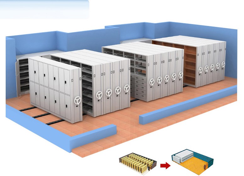 優質移動檔案密集架定制