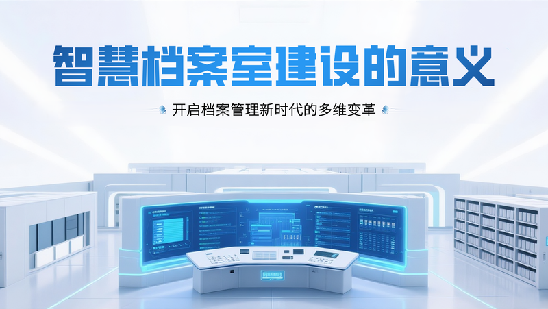 智慧檔案室建設(shè)的意義：開(kāi)啟檔案管理新時(shí)代的多維變革